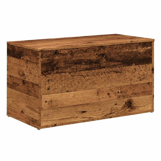Rustikale Holztruhe mit Stauraum, 84x42x46 cm, Vintage-Stil