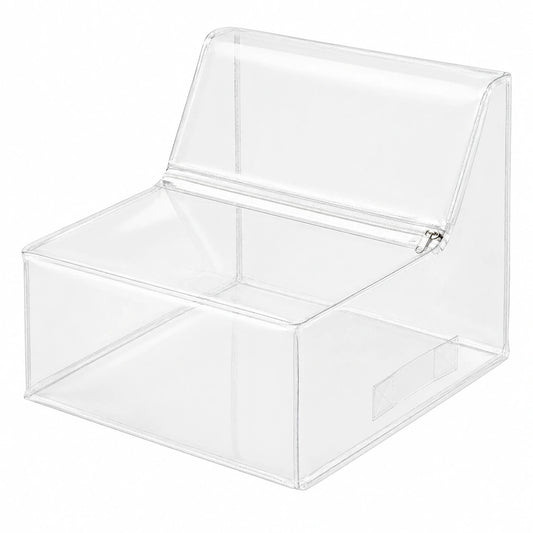 Wasserdichter 2-in-1 PVC Aufbewahrungshocker, 110L, Multifunktionale Sitzgelegenheit mit Reißverschlusstasche